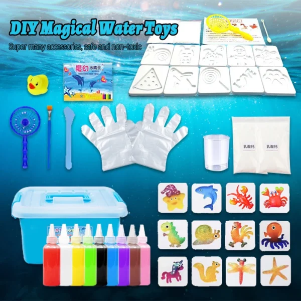 Magic Water Elf Set DIY Slime Toys for Kids Girls Handmade Water Baby Suit Educational Toys for Boys Art Gift