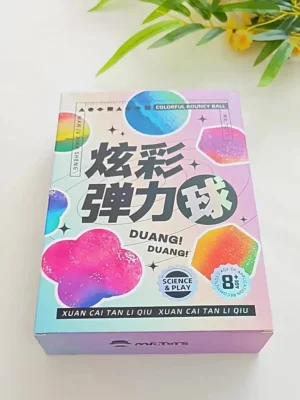 Glow in the Dark Bouncy Ball Kit  DIY Elastic Craft Toy  Hands On Science Experiment  TPR Rubber Ball Making Set  Fun Night Light Jumping Ball for Creative Play