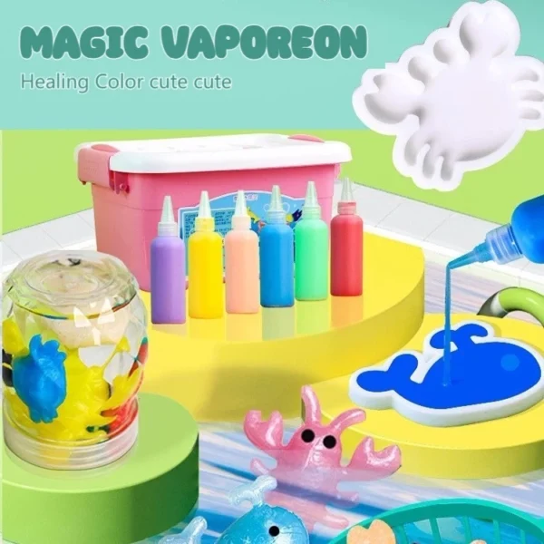 Boys Toys Slime Set Magic Elf DIY Water Educational Gift for Kids Girls Handmade Suit