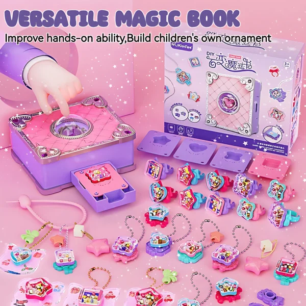 3D DIY Sticker Machine Gift Children Educational Toys Handmade Magic Book Pelbagai 67pcs