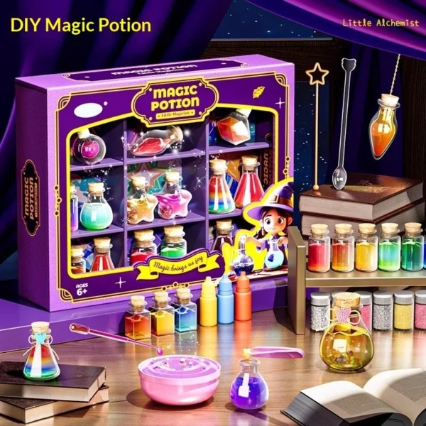 Magic Apprentice DIY Potion Bottle Set   Color Changing Experiment Gift Box for Kids  Creative Science Toy for Girls 6