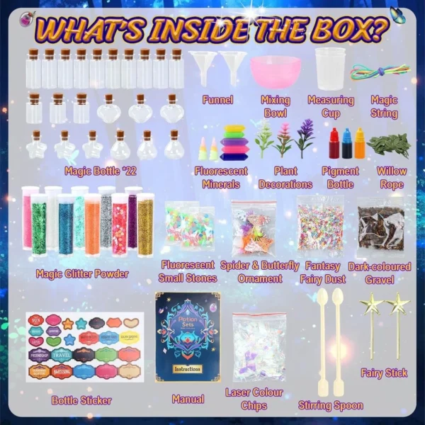 Kids Magic Water Science Experiment DIY Kit   Fun STEM Chemistry Toys