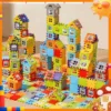 310Pcs Kids Puzzle Building Blocks Toys DIY House Assembly 3 to 6Y Educational Learning Toys