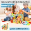 310Pcs Kids Puzzle Building Blocks Toys DIY House Assembly 3 to 6Y Educational Learning Toys